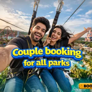 Mojoland - Couple Booking | Book all Parks ( Water Park | Amusement Park | Adventure Park | Snow Park) @ ₹2200